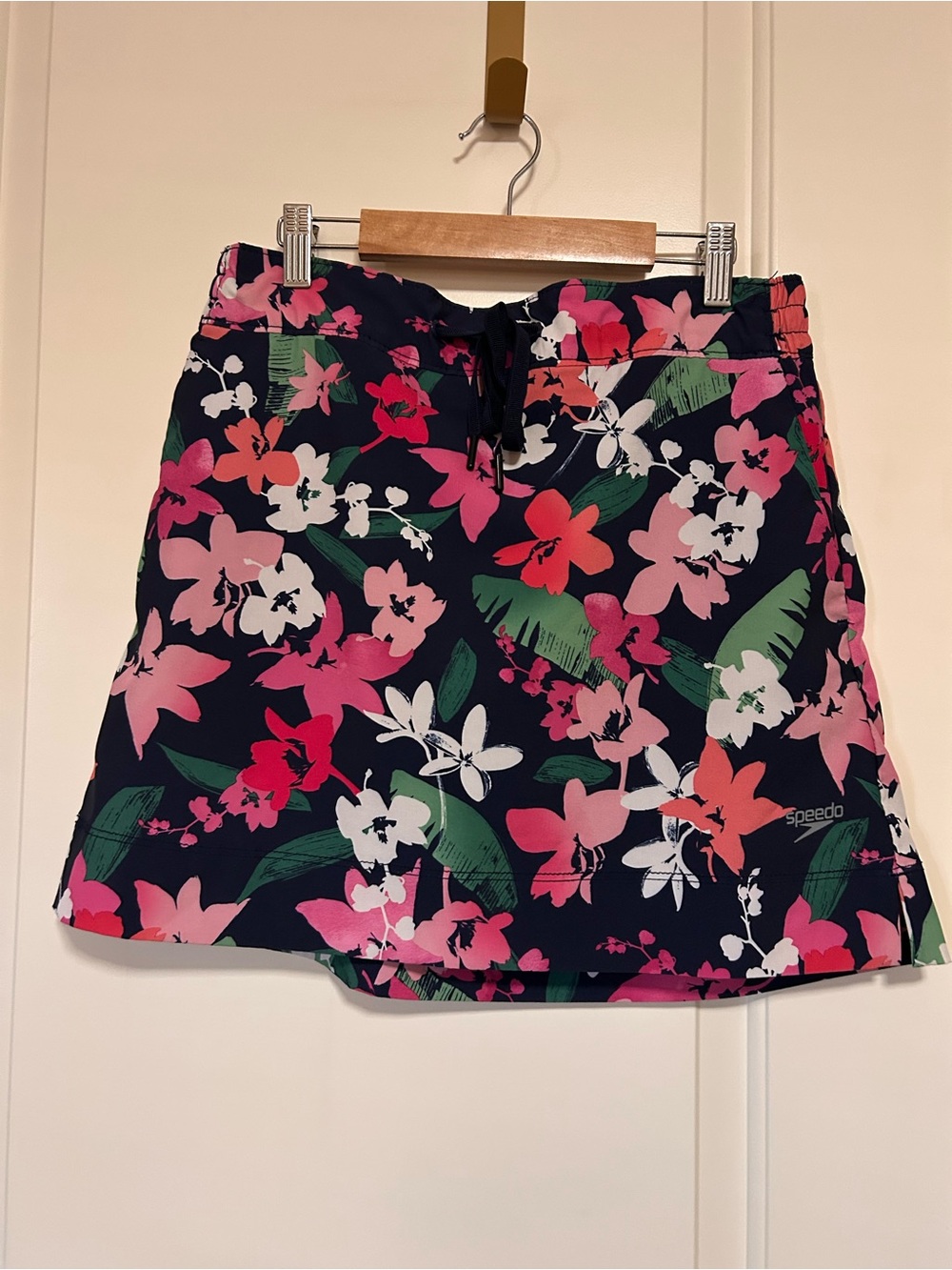 🌊☀️🌸Like New🌊🪸🌸Speedo Navy Floral Skort Active & Swimwear Skirt 🌊☀️🌺